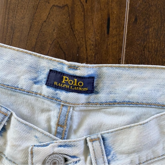 Polo By Ralph Lauren The Sprighton Boyfriend Short Denim Jean Shorts Size 25 - Picture 3 of 10